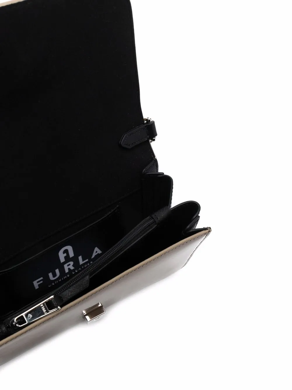 фото Furla сумка с эффектом металлик