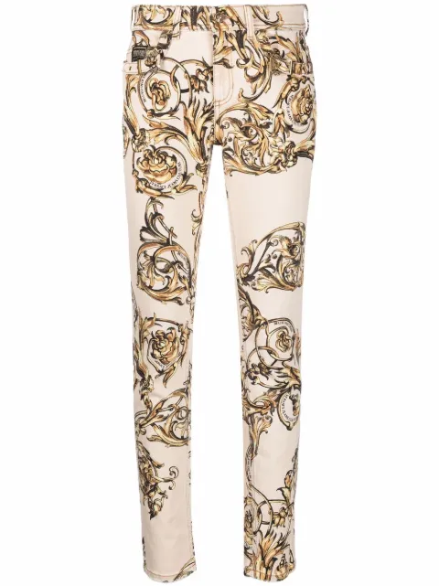 versace jeans couture,creazioni versace jeans couture 中腰紧身牛仔裤