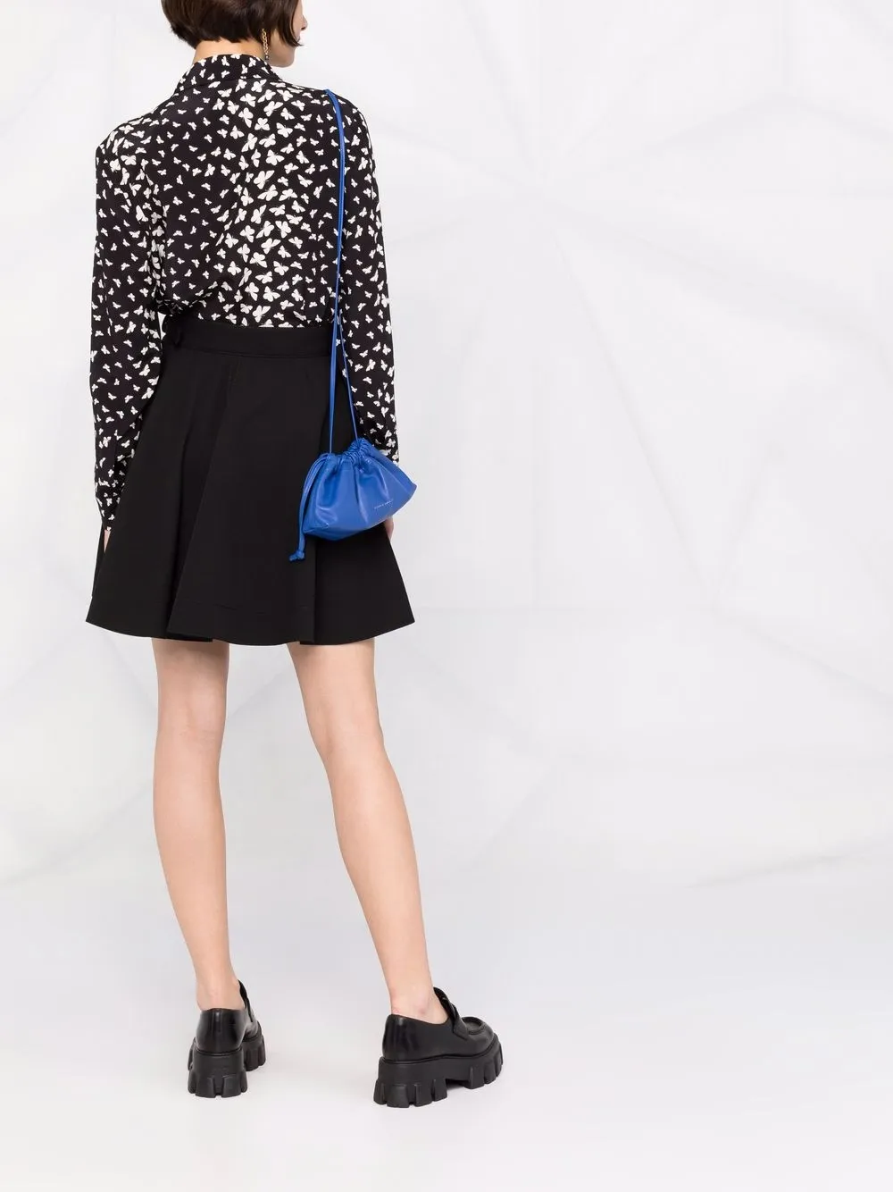фото Red valentino юбка мини с боковой пряжкой
