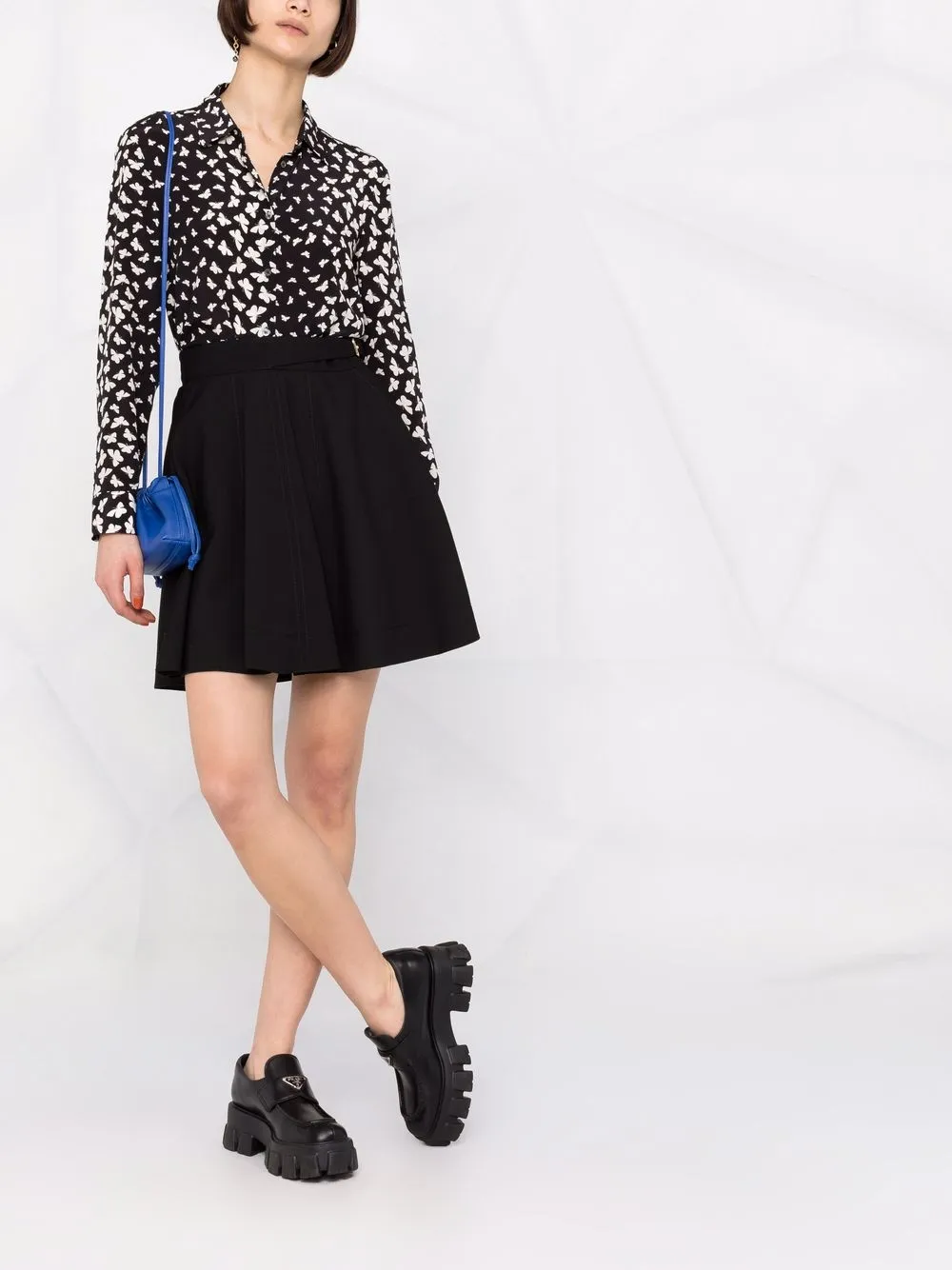 фото Red valentino юбка мини с боковой пряжкой