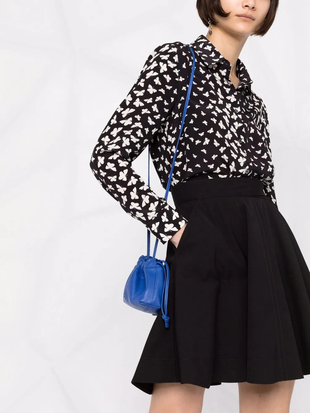 фото Red valentino юбка мини с боковой пряжкой
