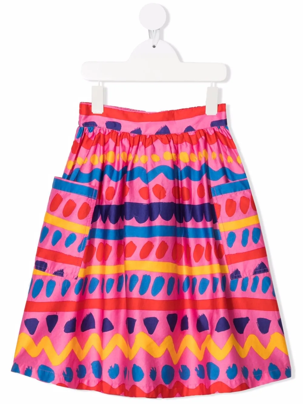фото Stella mccartney kids юбка из органического хлопка с принтом