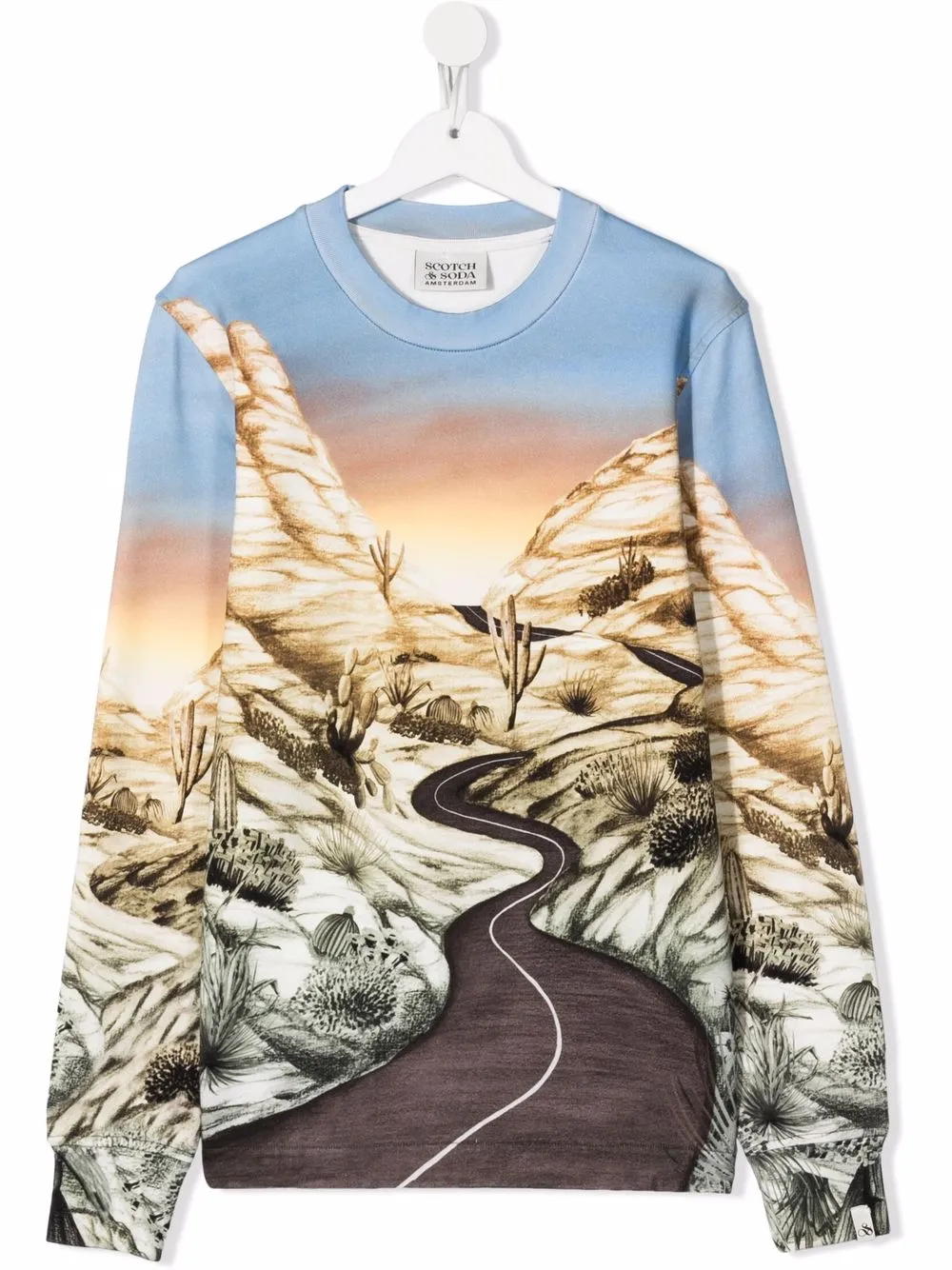 фото Scotch & soda kids толстовка с графичным принтом
