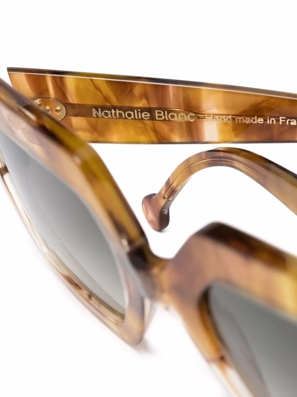 фото Nathalie blanc paris солнцезащитные очки lydie в массивной оправе