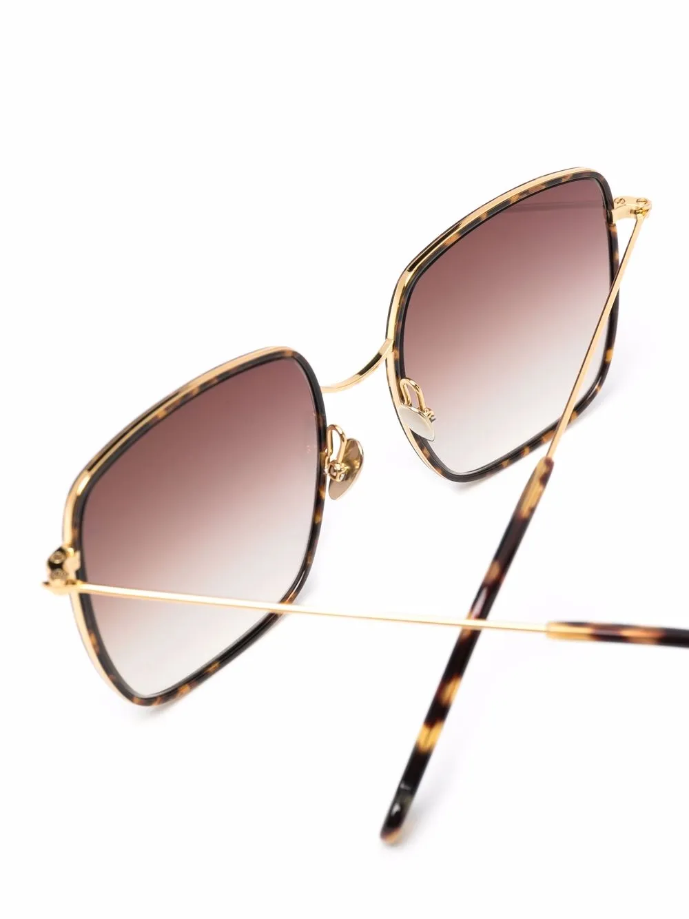 фото Nathalie blanc paris солнцезащитные очки josephine в массивной оправе