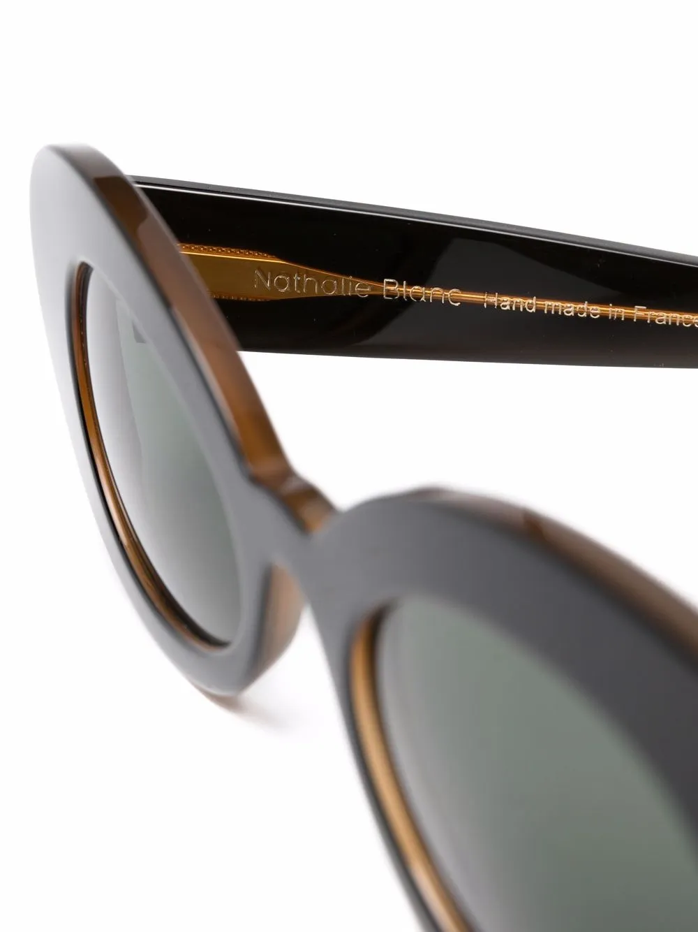 фото Nathalie blanc paris солнцезащитные очки mylene в круглой оправе