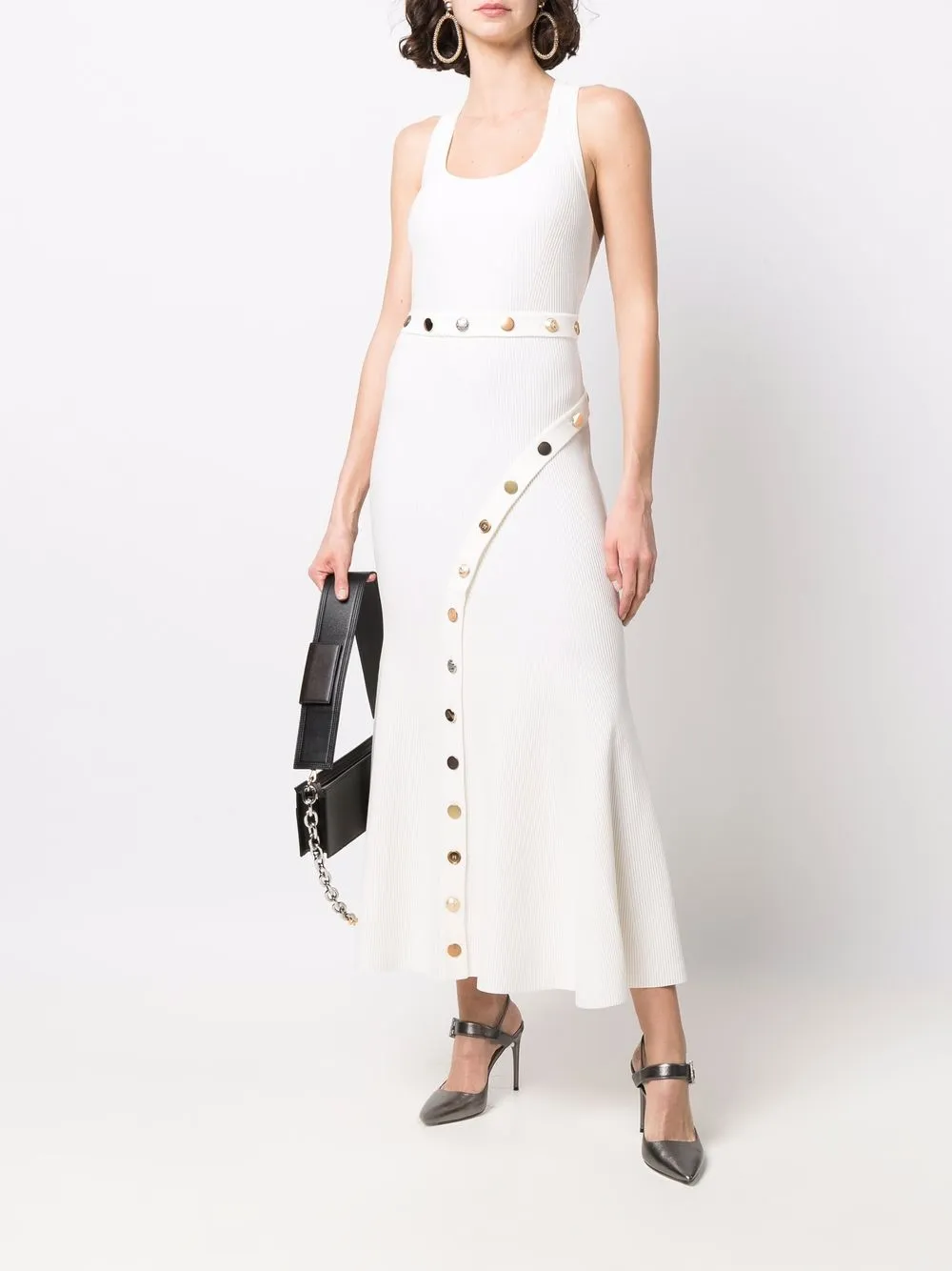фото Alexander mcqueen платье с заклепками
