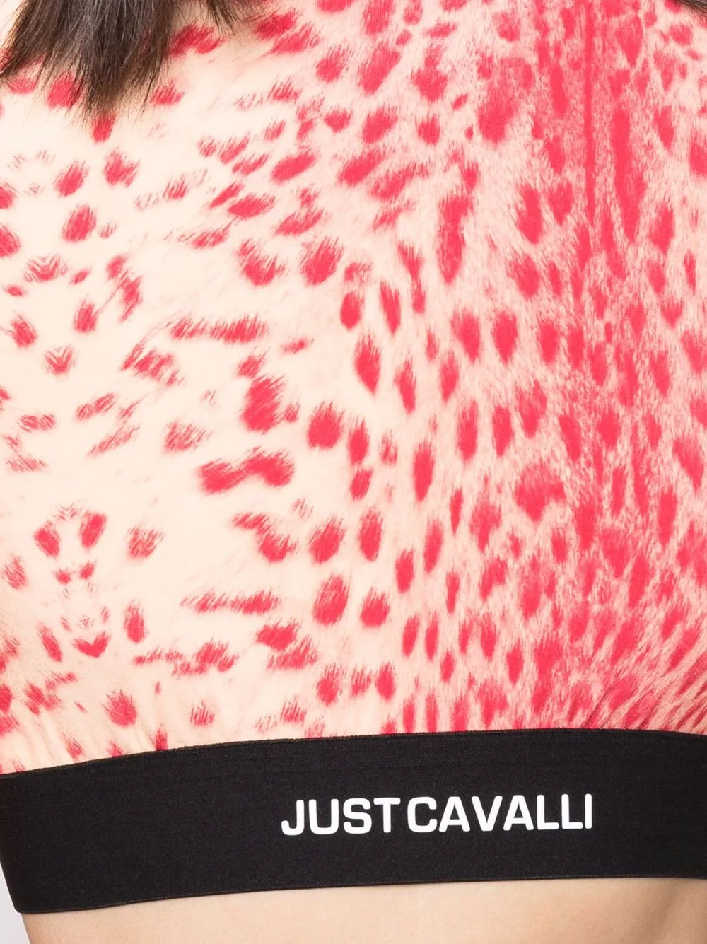 фото Just cavalli укороченный топ с принтом