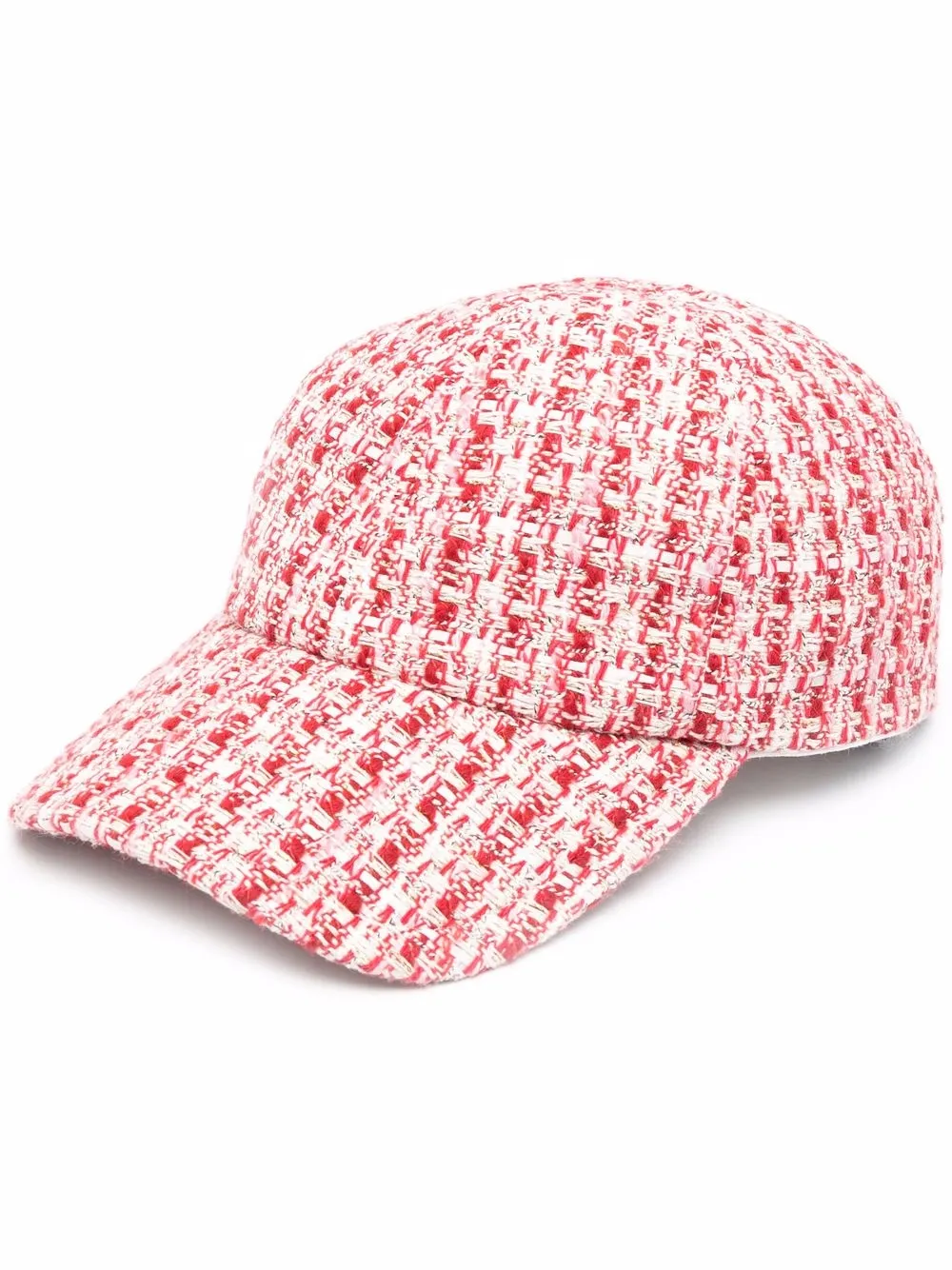 Maje Platinum tweed cap - Red