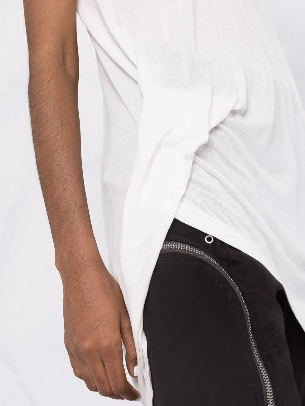 фото Rick owens футболка с драпировкой