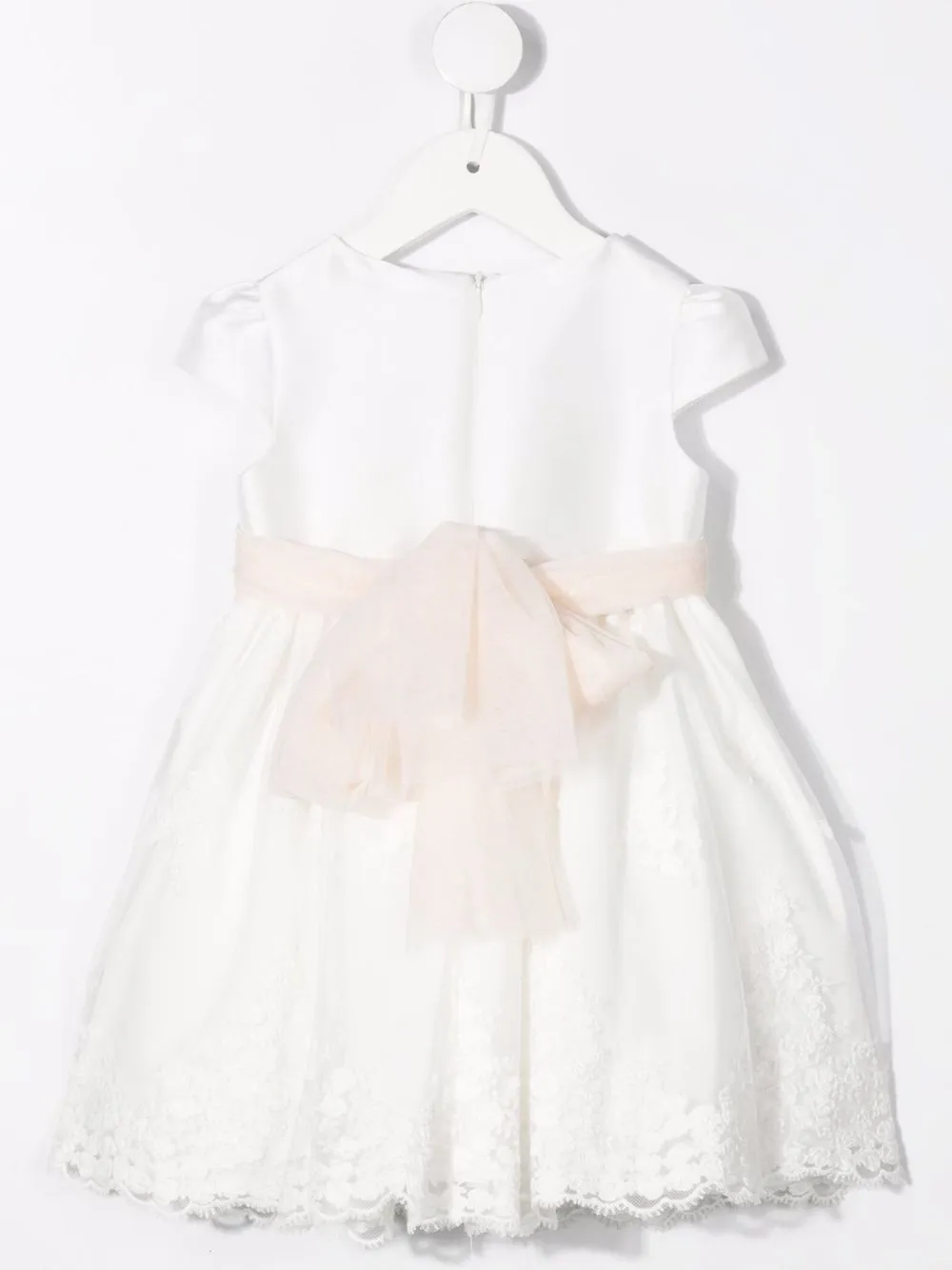 фото Mimilù платье с кружевом и цветочным декором