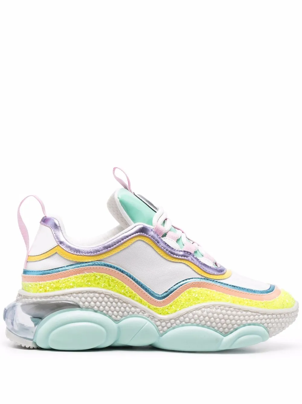 Moschino tenis con agujetas - Blanco