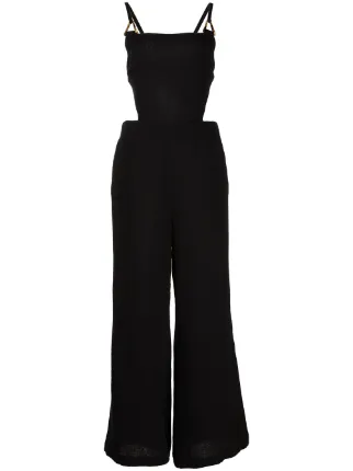 Simkhai Mabel Cut Out Jumpsuit Farfetch