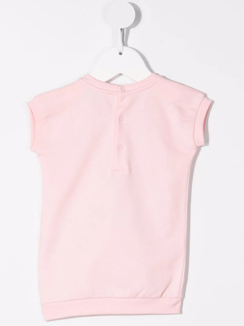 фото Moschino kids футболка с вышитым логотипом