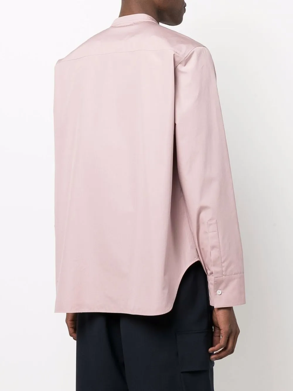 фото Jil sander рубашка с воротником-стойкой