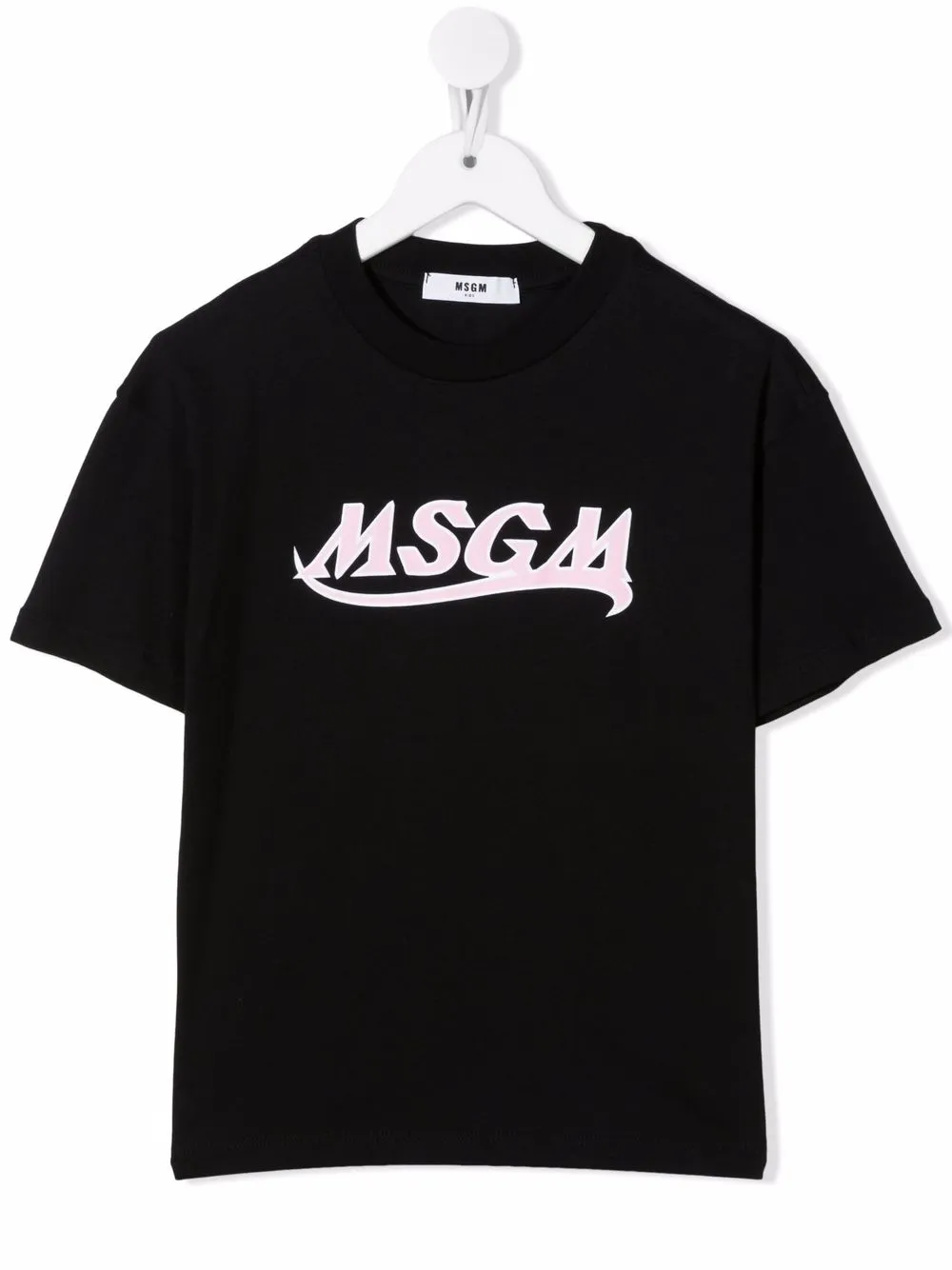фото Msgm kids футболка с логотипом