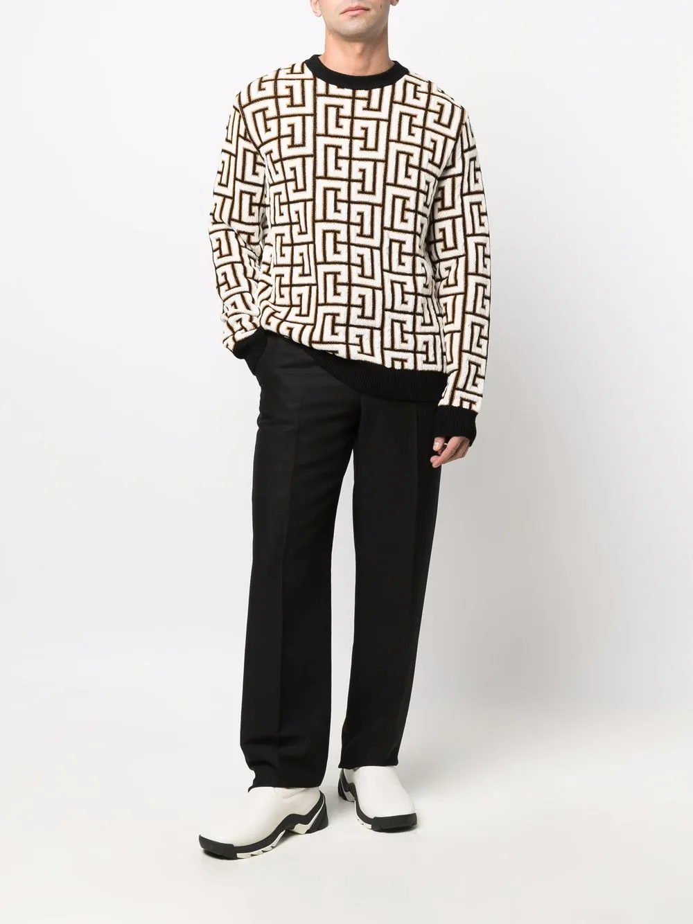 фото Balmain толстовка с монограммой