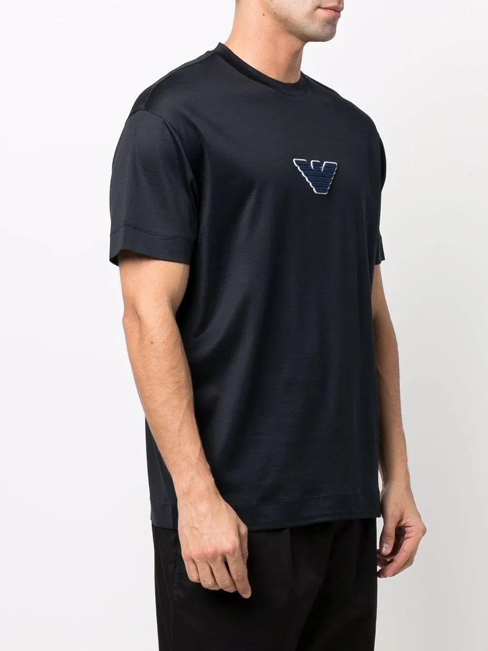 фото Emporio armani футболка с нашивкой-логотипом