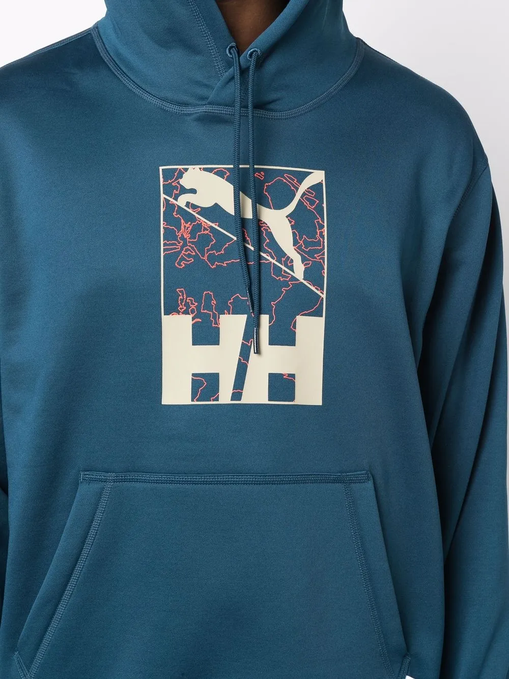 фото Puma худи с логотипом из коллаборации с helly hansen