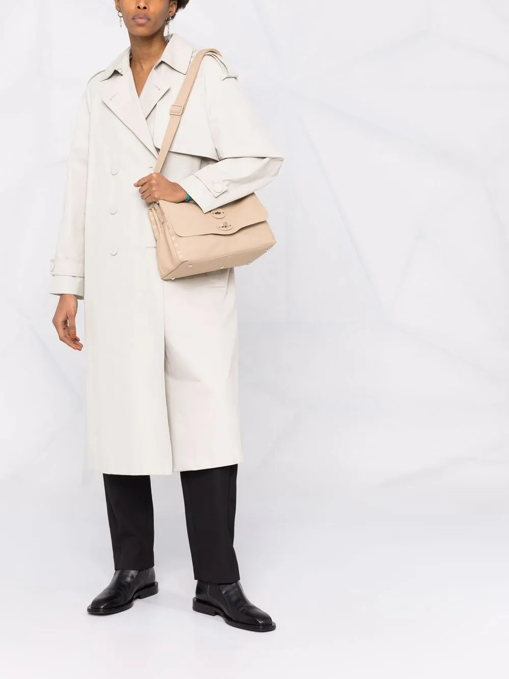 фото Zanellato сумка-тоут postina среднего размера