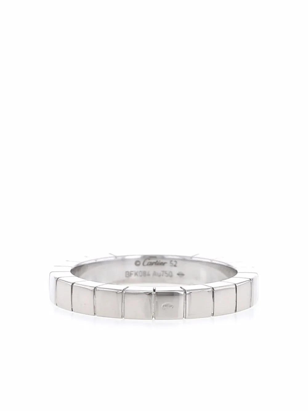 фото Cartier кольцо lanière из белого золота
