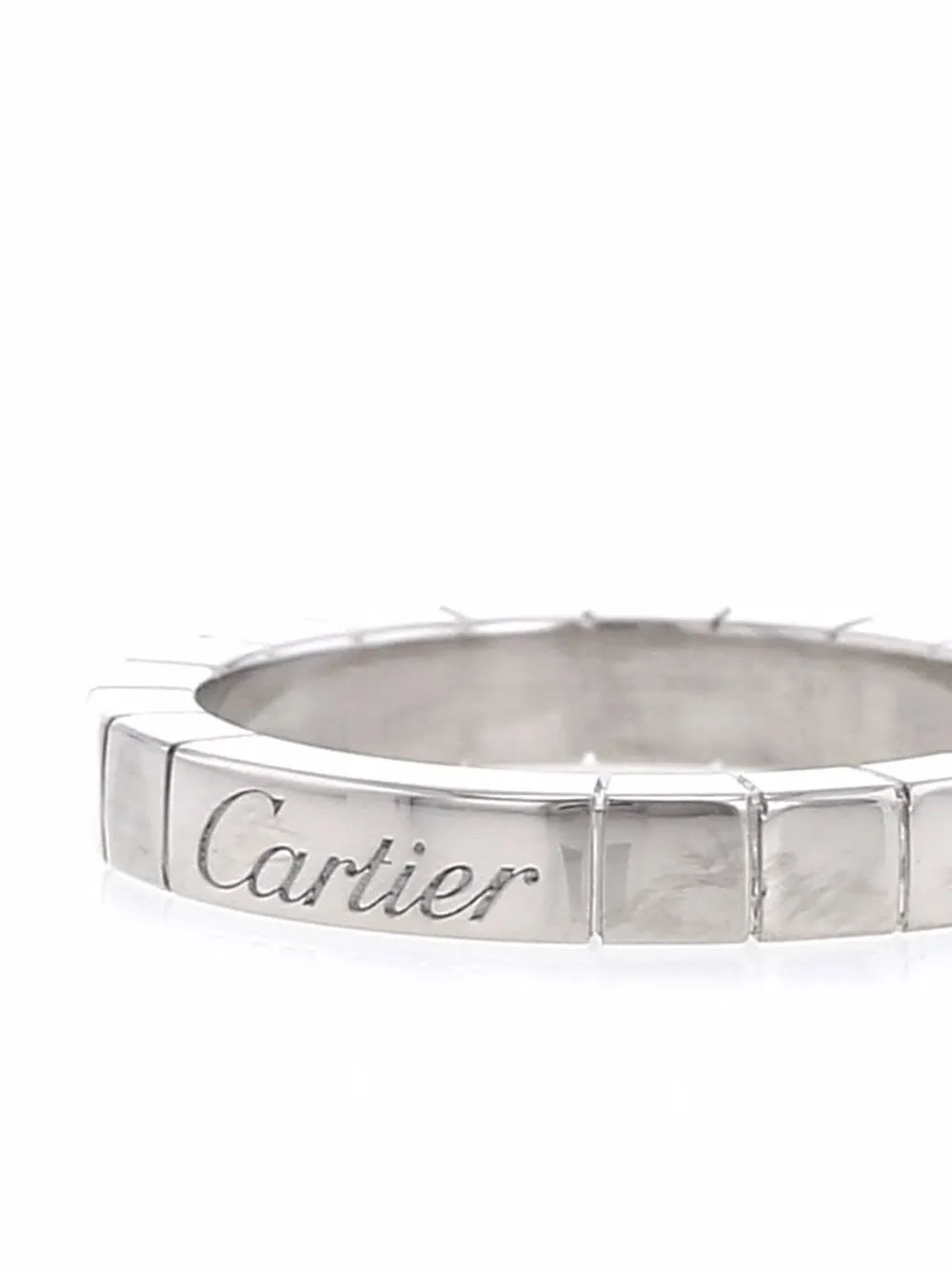 фото Cartier кольцо lanière из белого золота