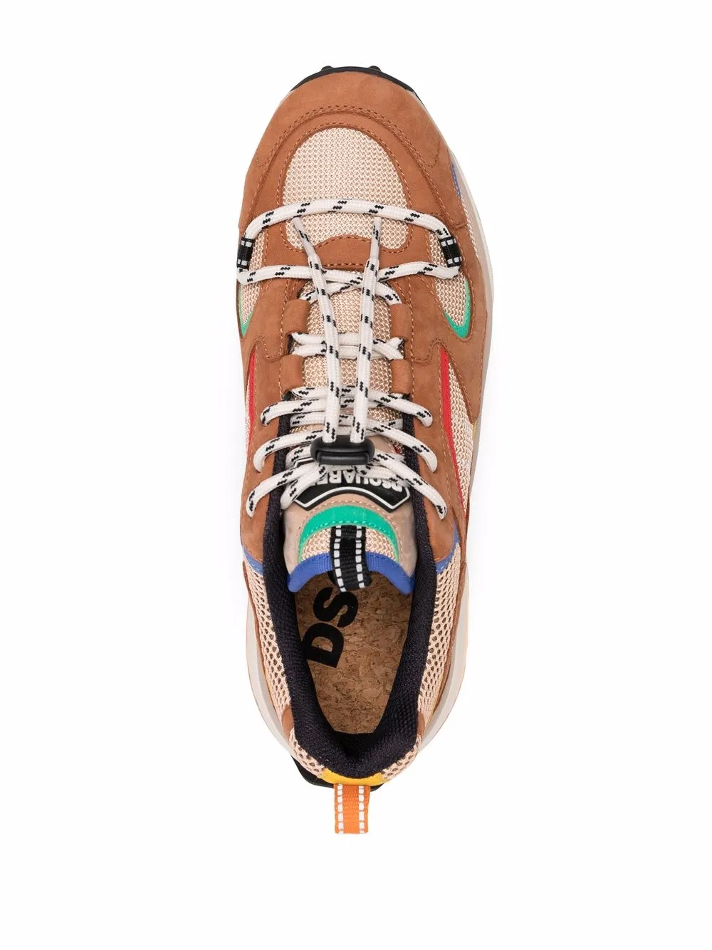 Dsquared Multi Panel Lace Up Sneakers Farfetch