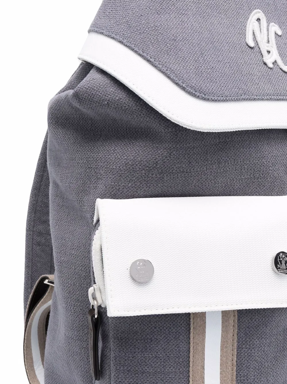 фото Brunello cucinelli kids рюкзак с вышитым логотипом