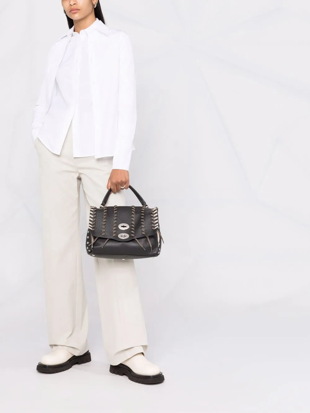 фото Zanellato маленькая сумка-тоут postina