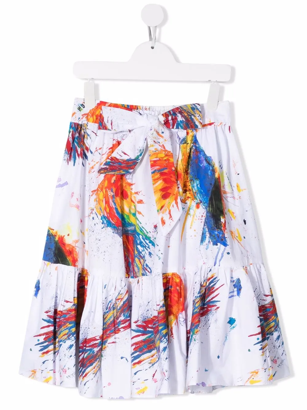 фото Msgm kids юбка миди с принтом