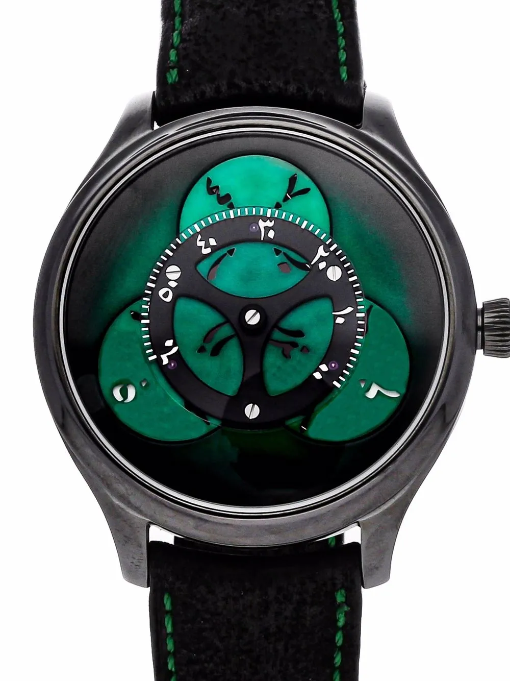 фото H. moser & cie наручные часы endeavour flying hours pre-owned 42 мм