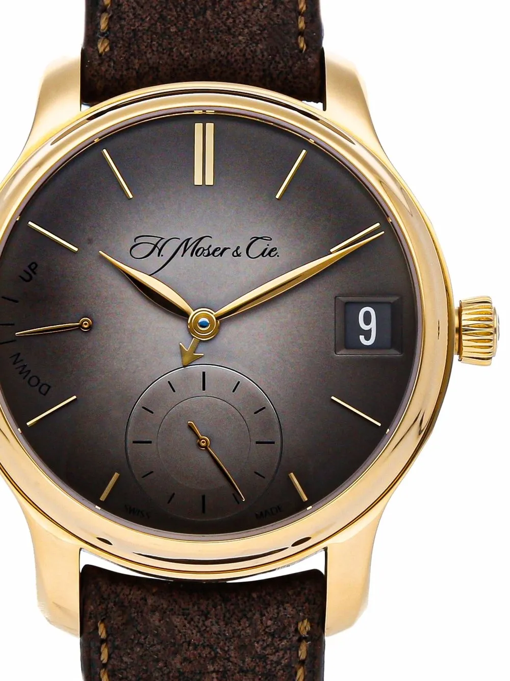 фото H. moser & cie наручные часы endeavour perpetual calendar pre-owned 40.8 мм