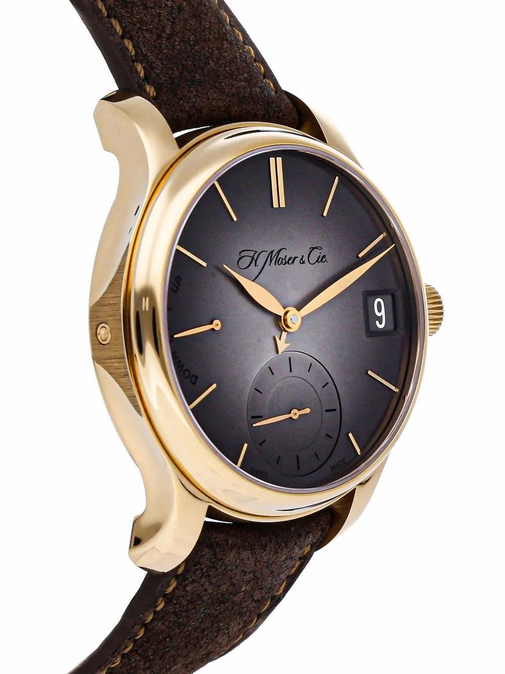 фото H. moser & cie наручные часы endeavour perpetual calendar pre-owned 40.8 мм