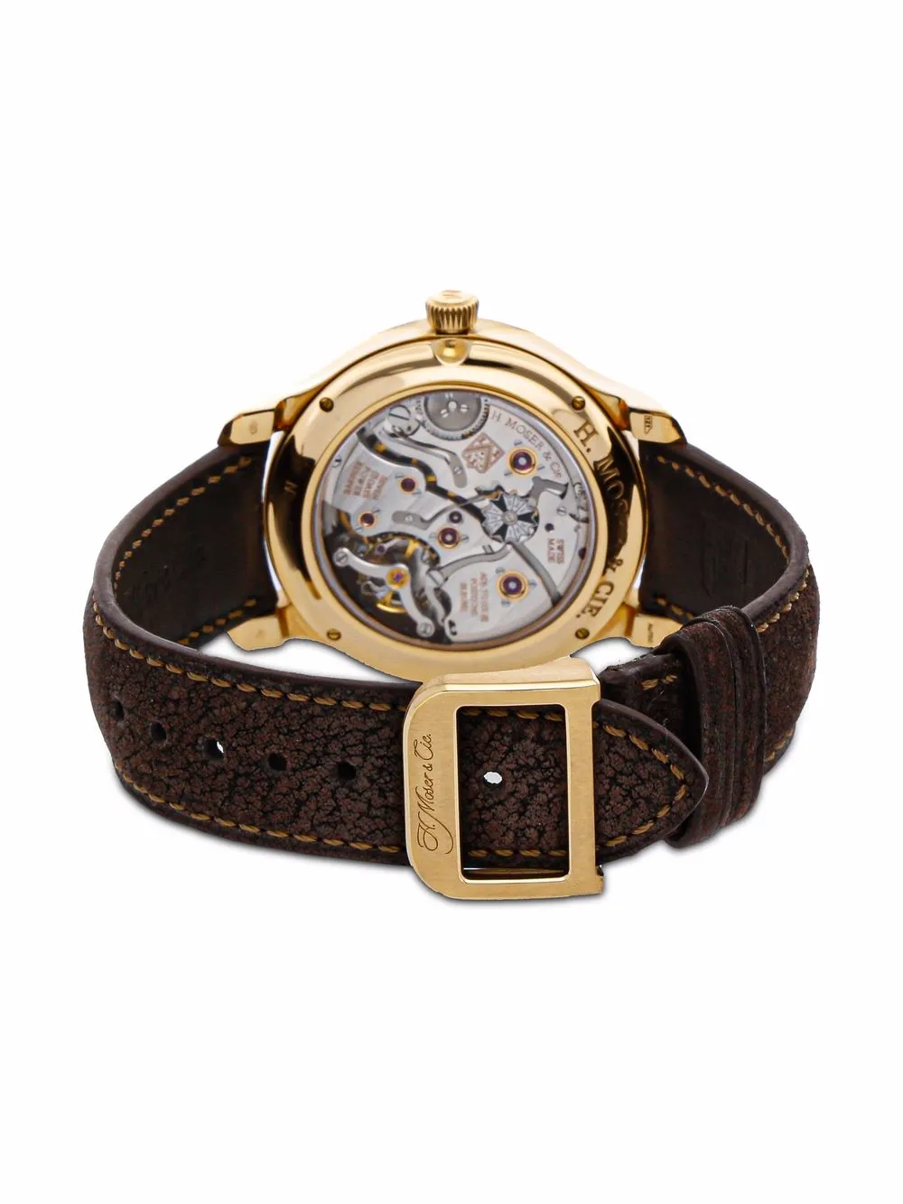 фото H. moser & cie наручные часы endeavour perpetual calendar pre-owned 40.8 мм