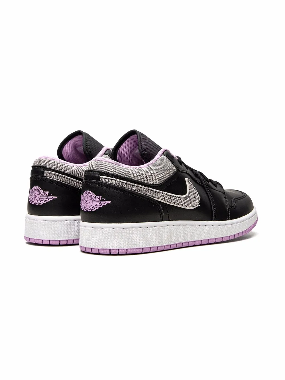 фото Jordan kids кроссовки air jordan 1 low houndstooth