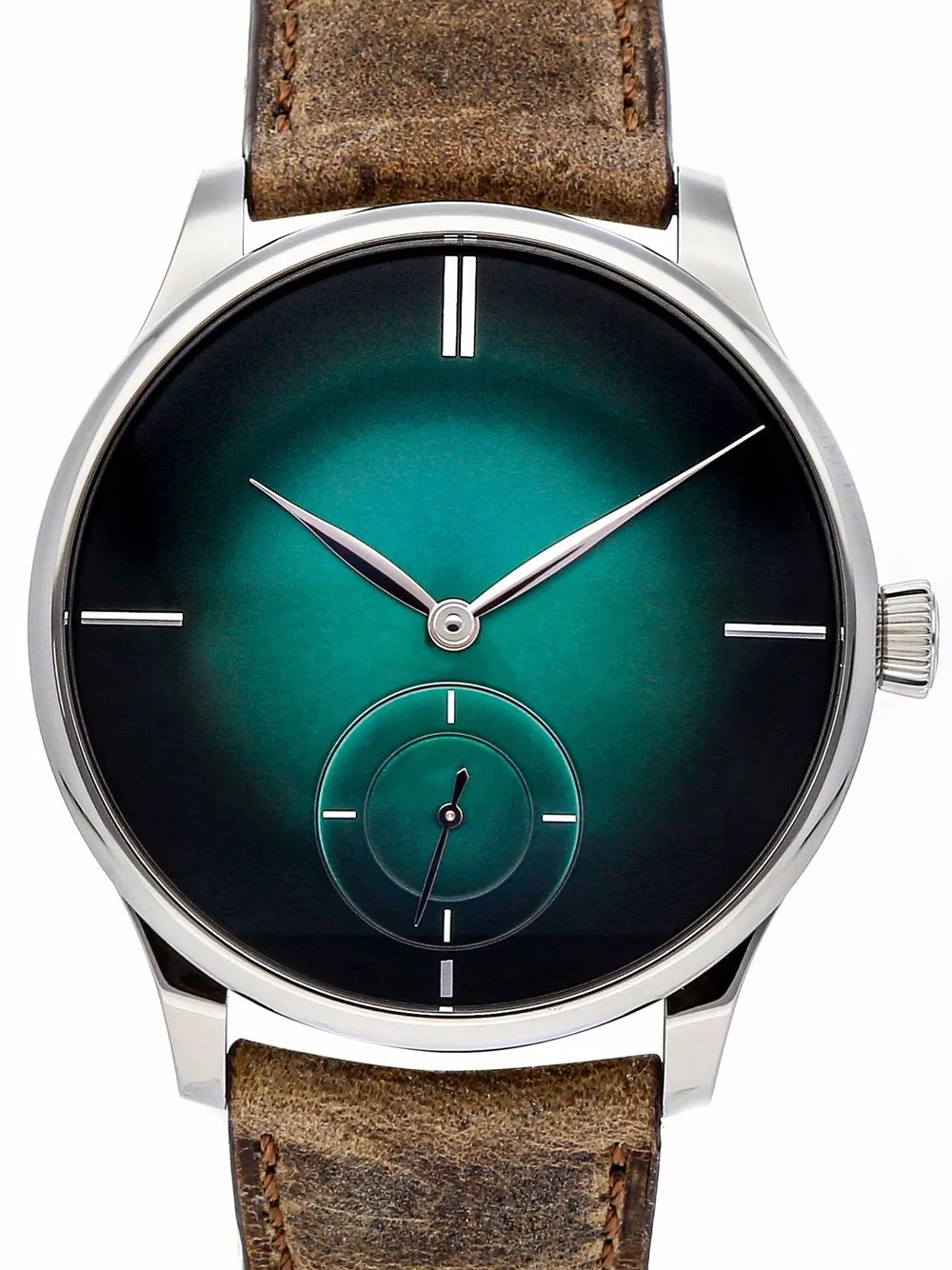 фото H. moser & cie наручные часы venturer small seconds pre-owned 43 мм 2021-го года