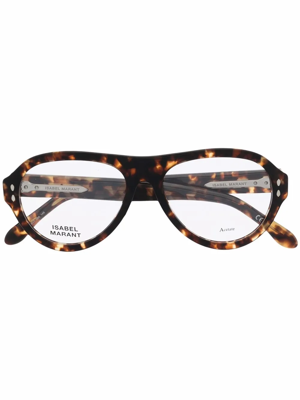 фото Isabel marant eyewear очки-авиаторы черепаховой расцветки