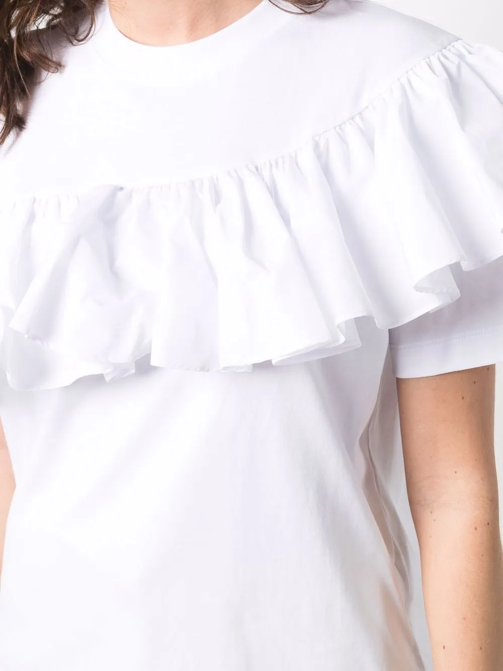 фото Msgm футболка с оборками