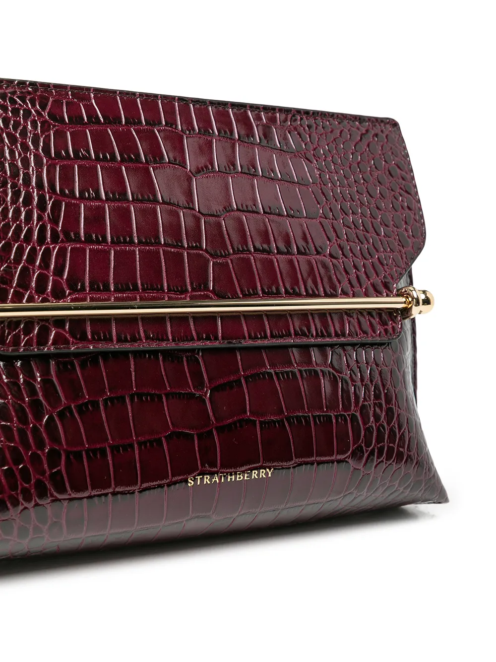 фото Strathberry сумка через плечо с тиснением под крокодила