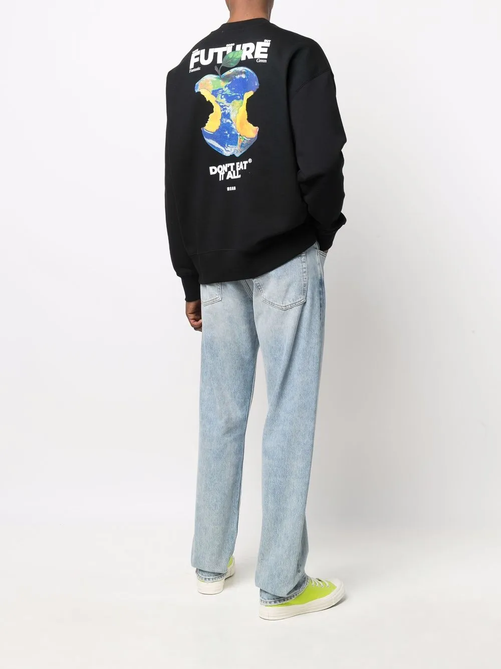 фото Msgm толстовка с принтом
