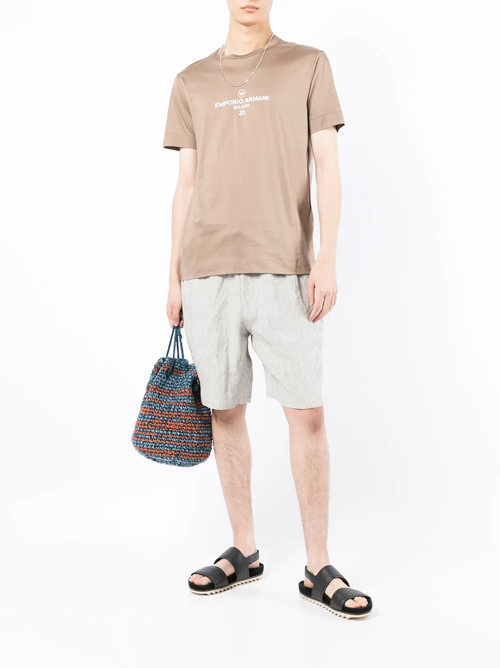 фото Emporio armani футболка с логотипом