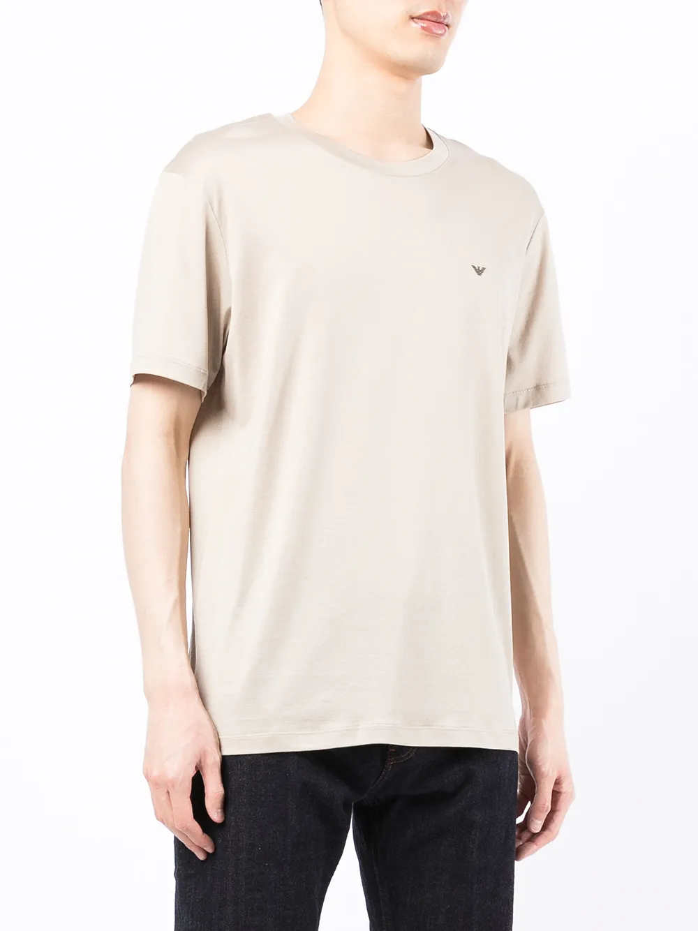 фото Emporio armani футболка с нашивкой-логотипом