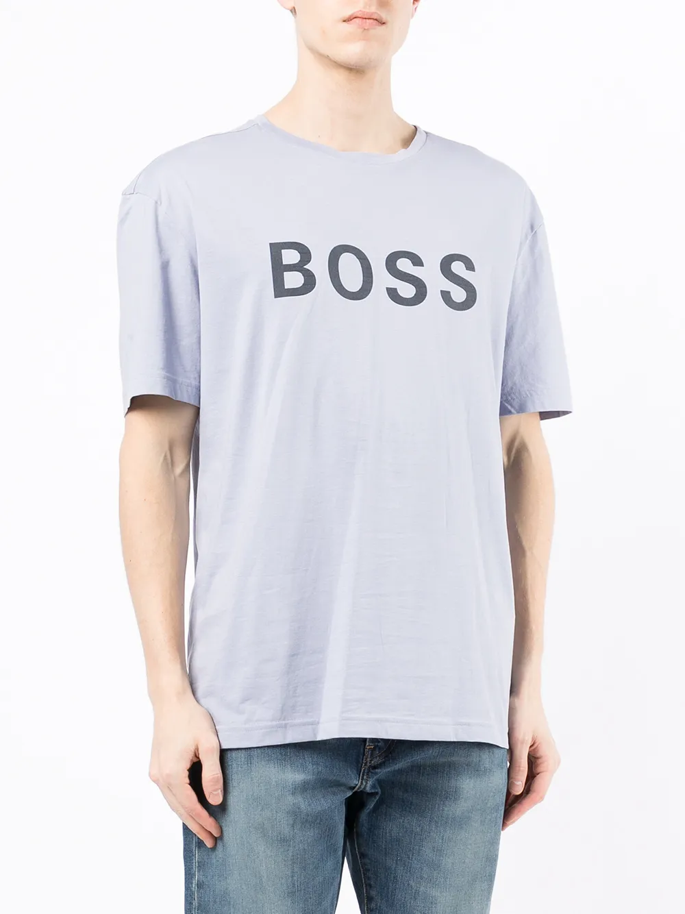 фото Boss футболка с логотипом