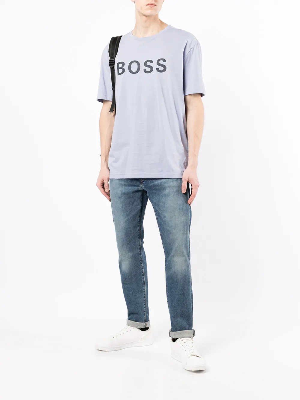 фото Boss футболка с логотипом