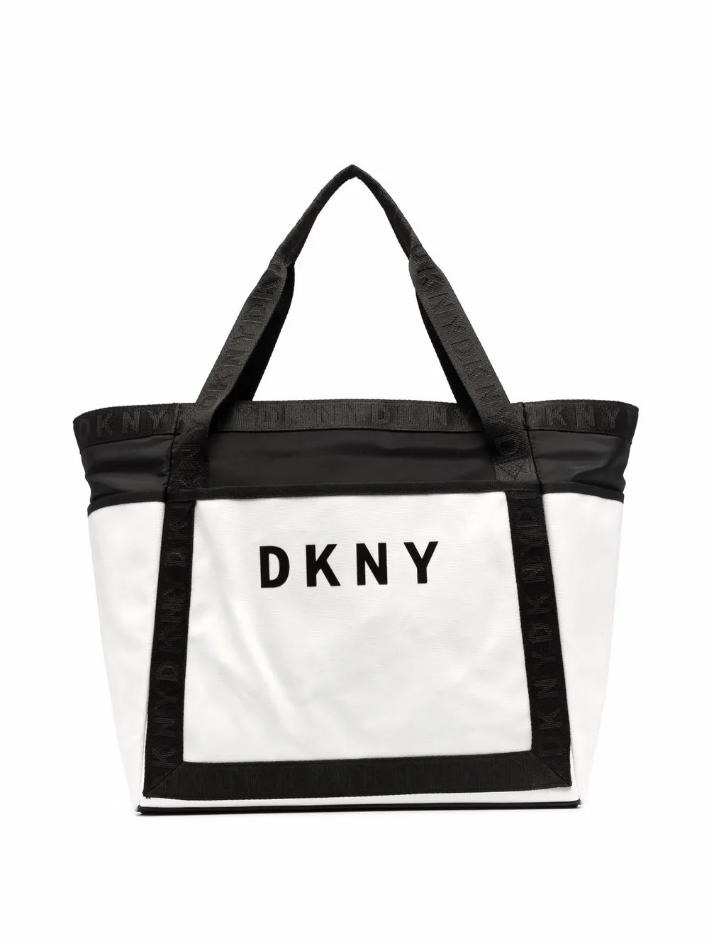 Dkny Kids logo-print tote bag - White