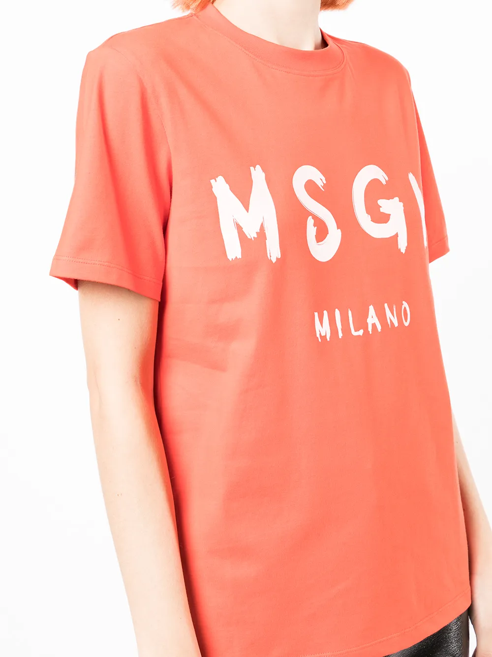 фото Msgm футболка с логотипом
