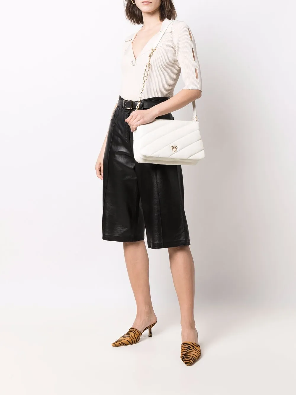 фото Pinko стеганая сумка через плечо love