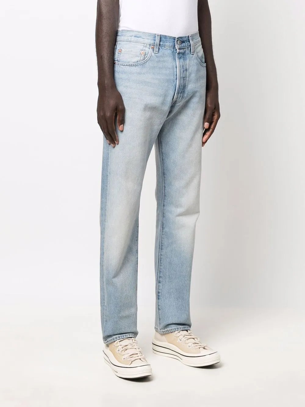 фото Levi's: made & crafted прямые джинсы с эффектом потертости