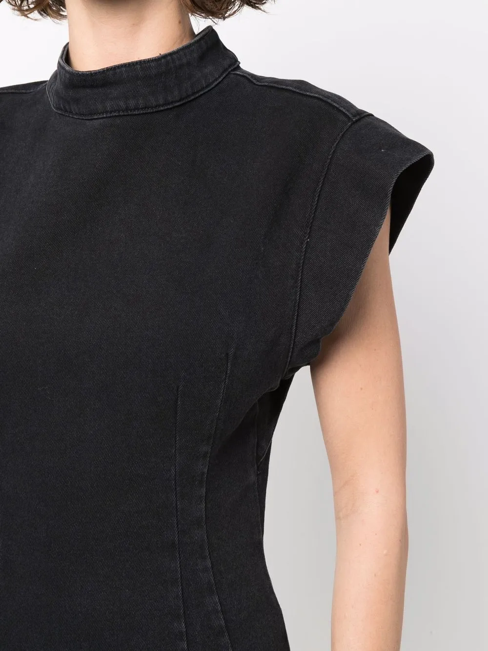 фото Isabel marant платье мини с рукавами кап