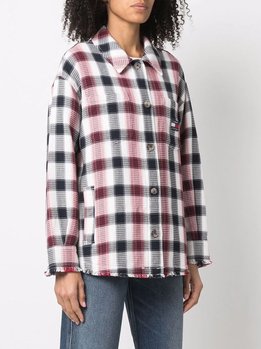 фото Tommy jeans рубашка с нашивкой-логотипом